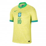 Günstige Fußballtrikots Brasilien Rodrygo 10 Heimtrikot 2024 Kurzarm